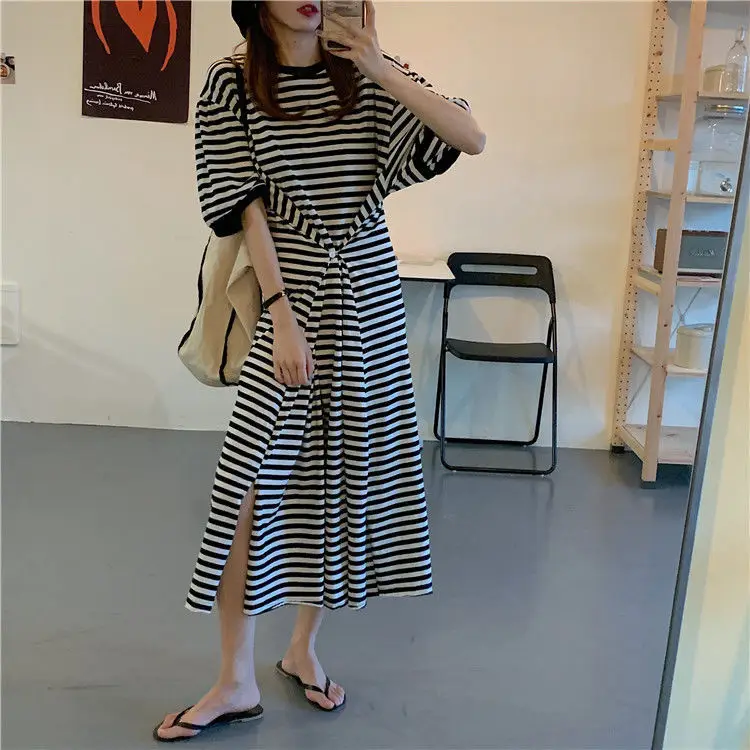 Women Striped Plus Size Summer 2026 Dress — feature 32