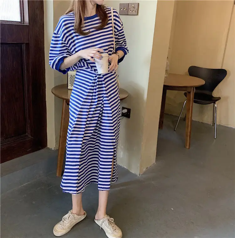Women Striped Plus Size Summer 2026 Dress — feature 6