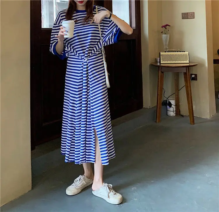 Women Striped Plus Size Summer 2026 Dress — feature 7