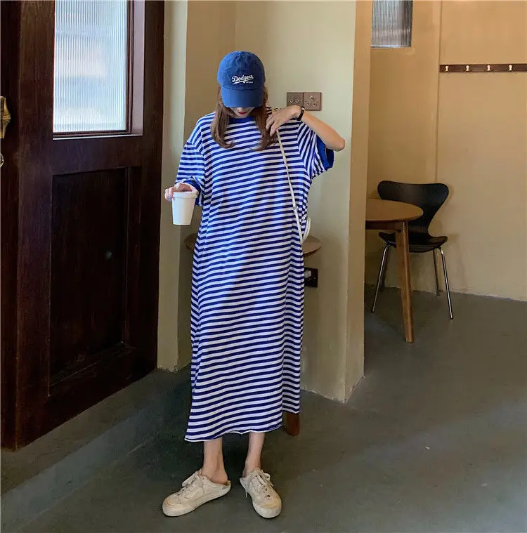 Women Striped Plus Size Summer 2026 Dress — feature 9