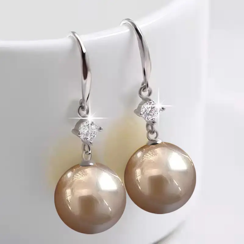 Dark Purple Pearl Earrings for Women — feature 13