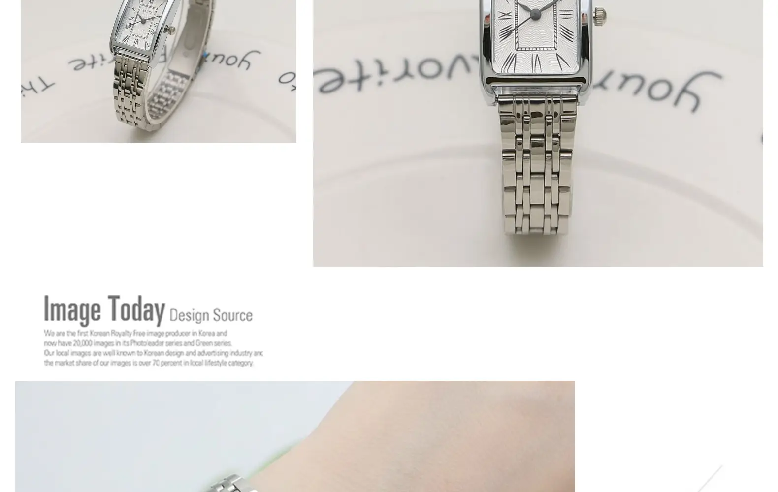 Women's Rose Gold Square Quartz Watch with Stainless Steel Band — feature 14