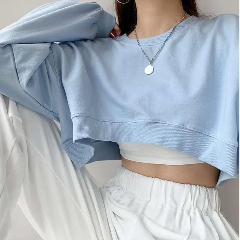 Women 2025 Long Sleeve White Crop Top with Snake Print Strap - Image 6
