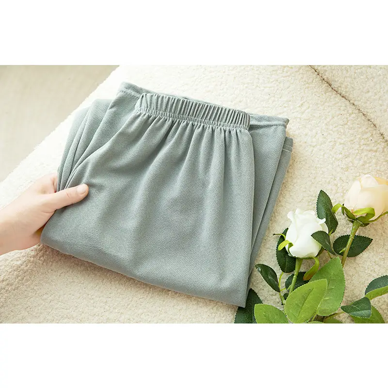 Women's High-Waisted Loose Slimming Pants Black