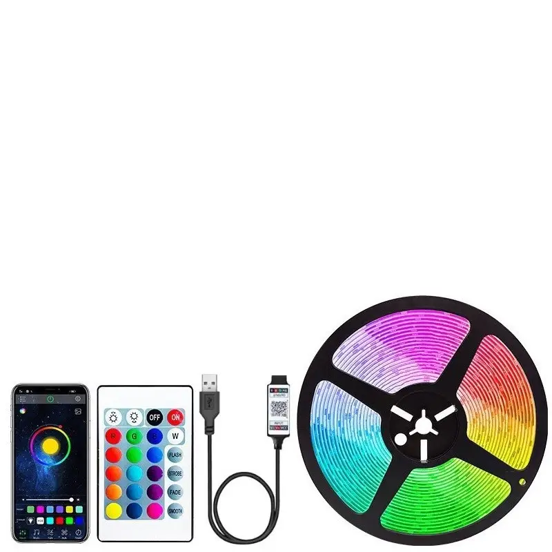 5V Low Voltage RGB Light Strip 2835 Self-Adhesive USB