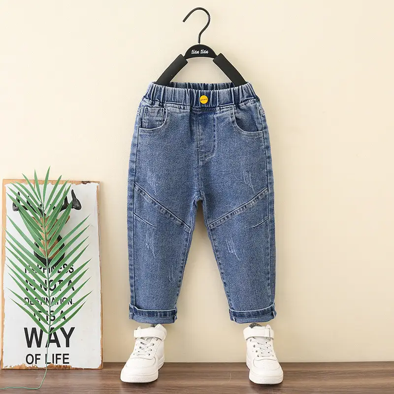 Korean Style Boys Jeans Spring Autumn Long Pants
