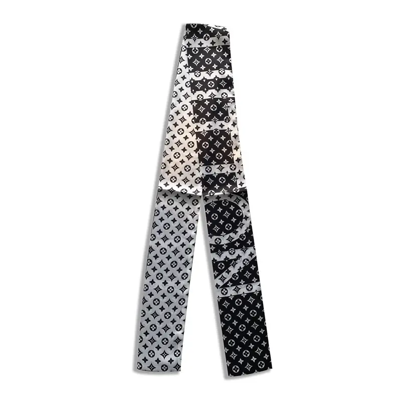 Long Silk Scarf with Floral Pattern for Women - Image 29