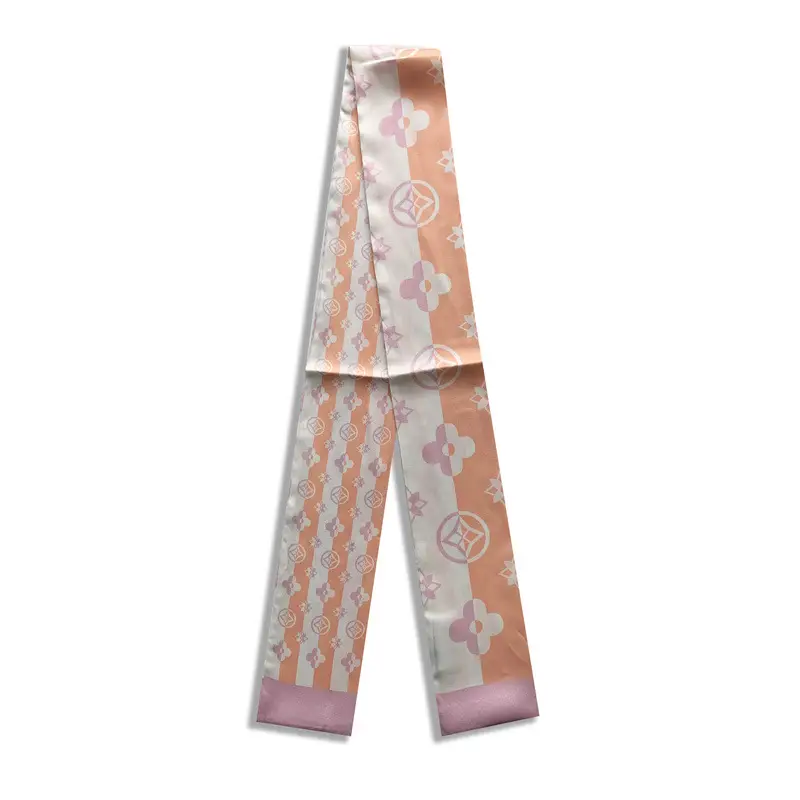 Long Silk Scarf with Floral Pattern for Women - Image 69