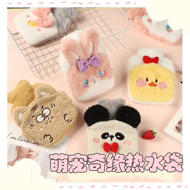 Cute Cartoon Fur Warmers for Girls - 3 Pcs Pack - Image 7