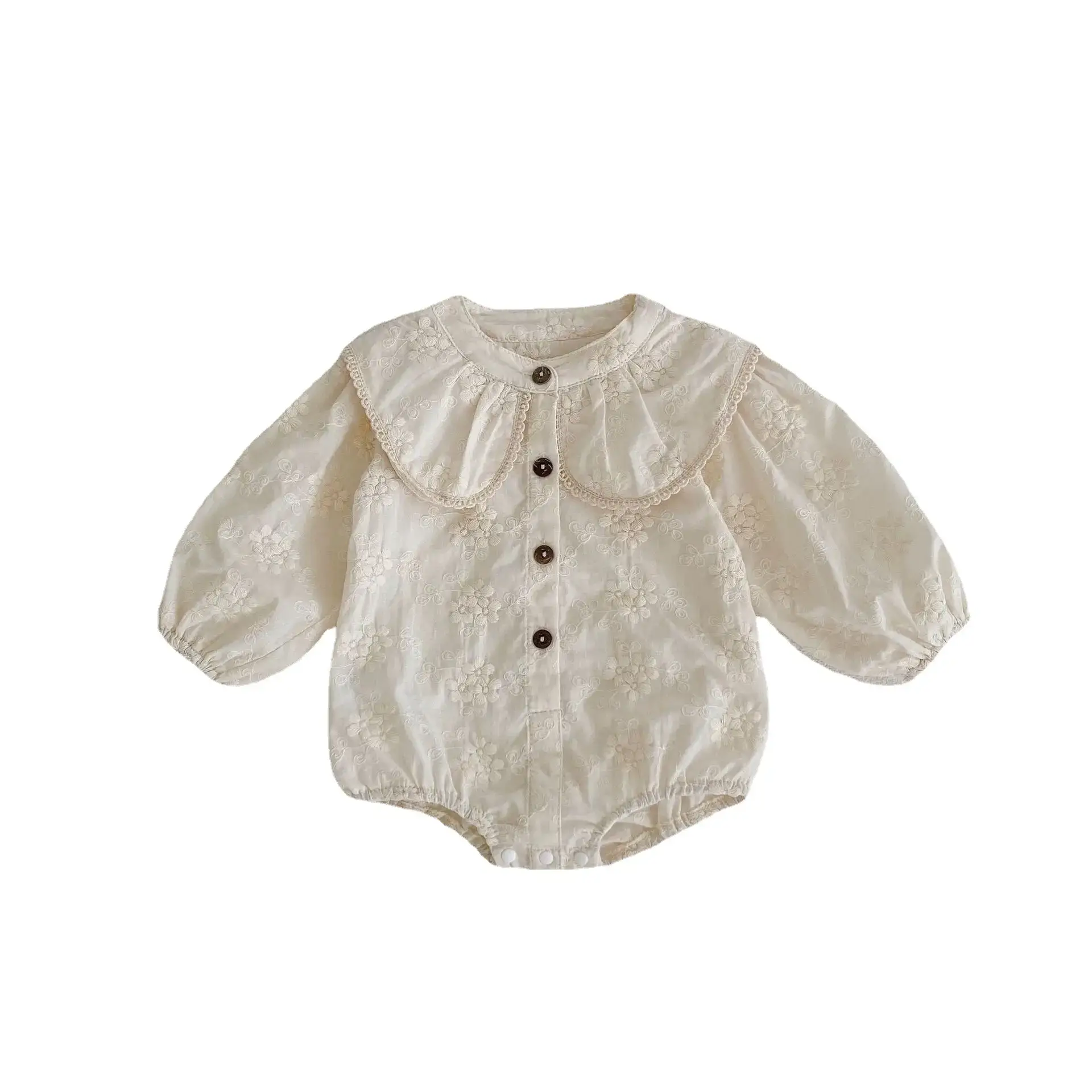 2025 Cotton Baby Girl Embroidered Long Sleeve Top - Image 6