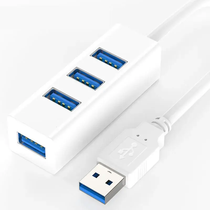 Small Four-Port USB Hub Splitter Extender 3.0 - Image 4