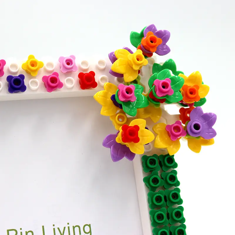 DIY Photo Frame with Building Blocks for Kids