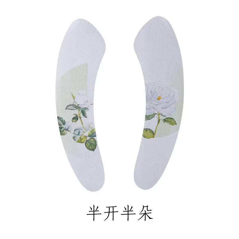Watercolor Hand Painted Toilet Stickers for Home Use