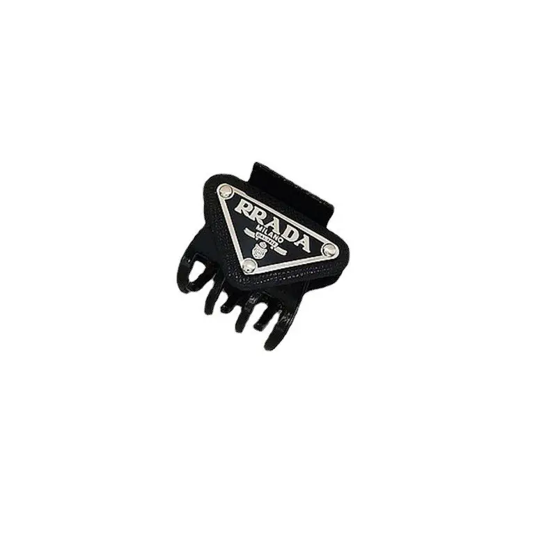 Metal Triangle Hair Clip with Brand Logo - Image 5