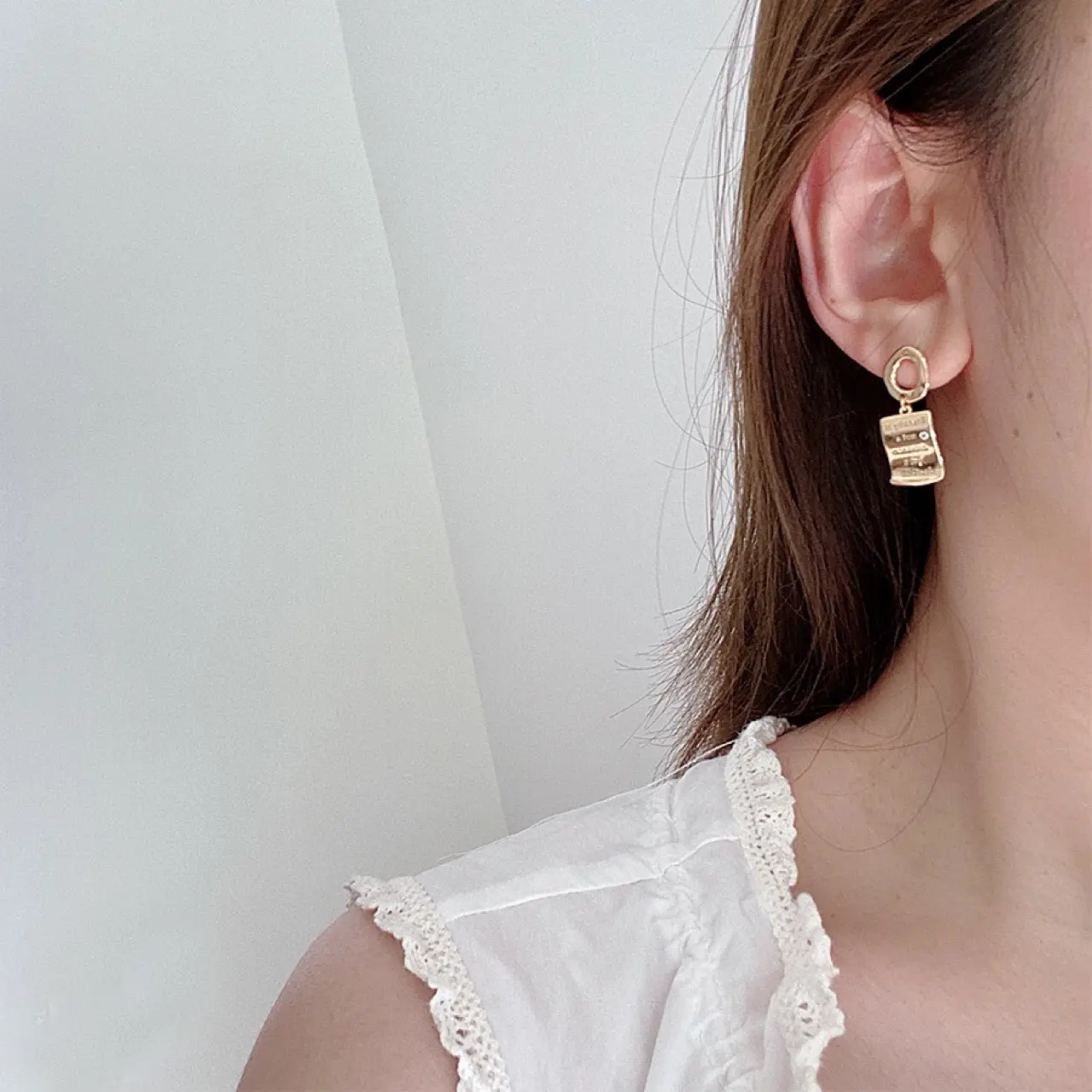 925 Silver Needle Earrings 14k Gold French Bookmark Love Letter — feature 8