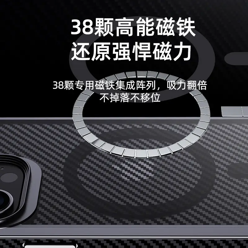 Apple 14 Pro Max Magnetic Anti-Drop Protective Case - Image 8