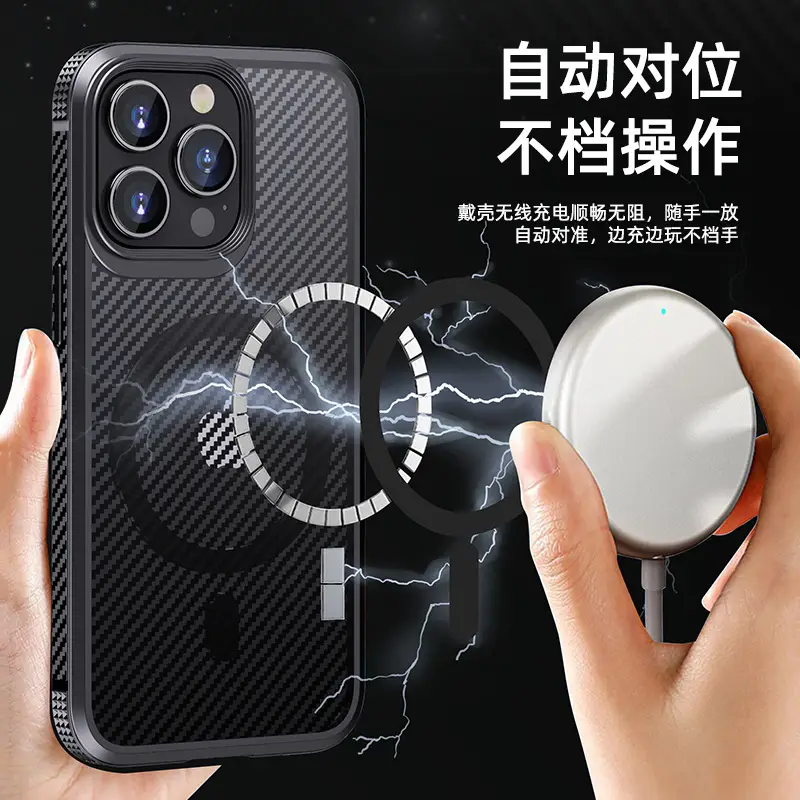 Apple 14 Pro Max Magnetic Anti-Drop Protective Case - Image 9