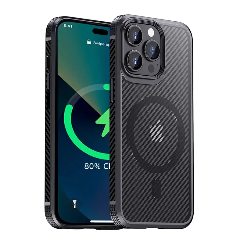 Apple 14 Pro Max Magnetic Anti-Drop Protective Case - Image 2