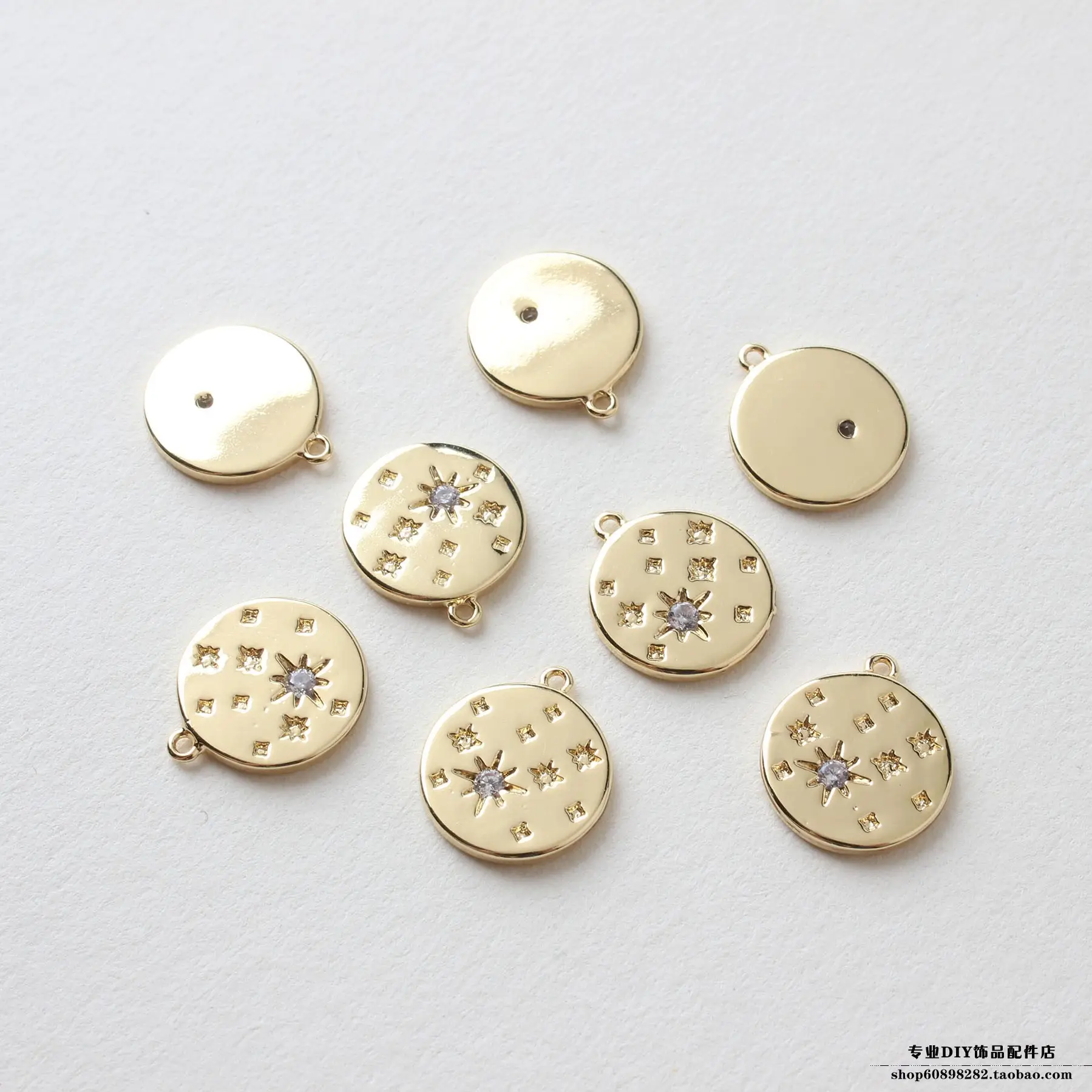 Star Series Zircon Moon Pendant Set — feature 14