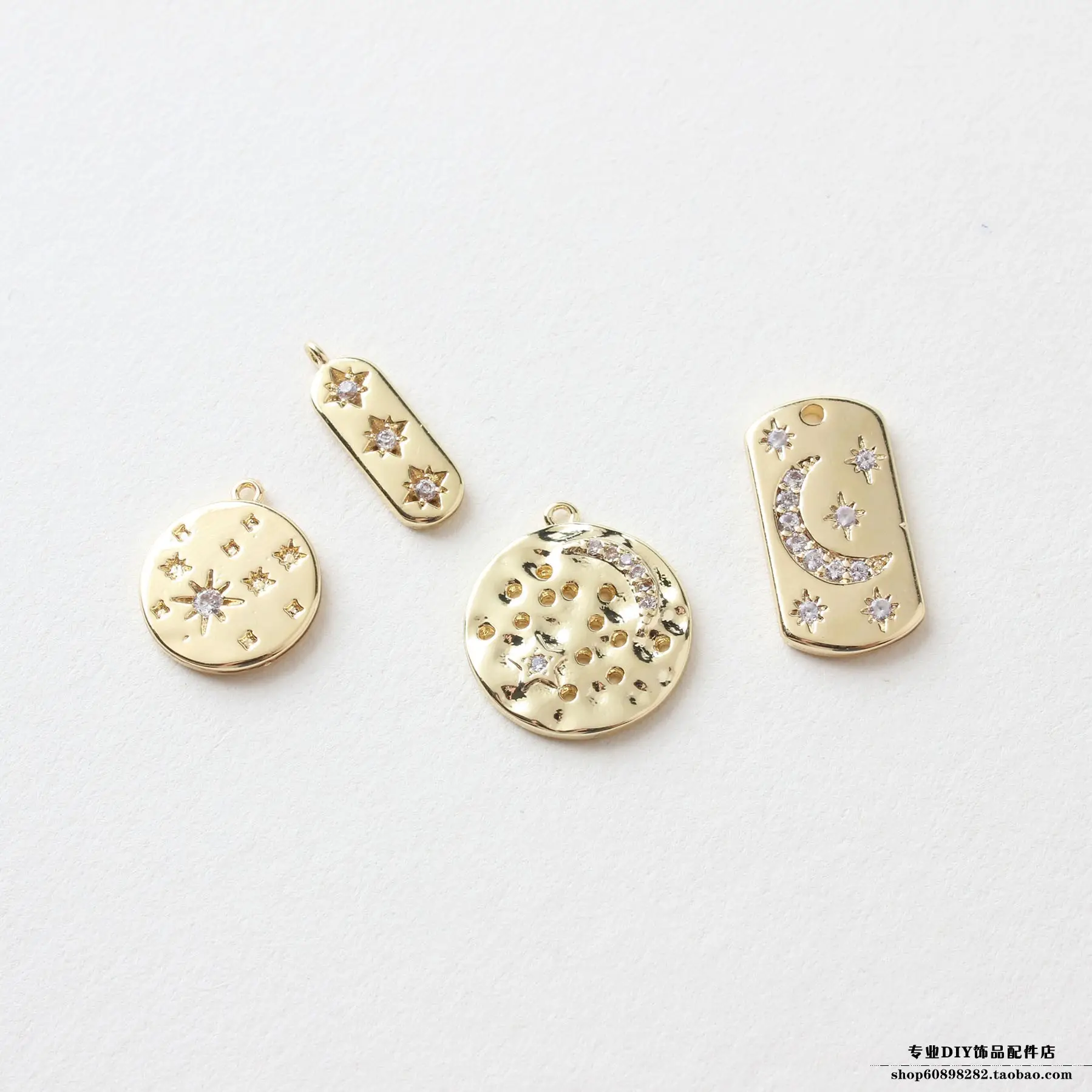 Star Series Zircon Moon Pendant Set — feature 4