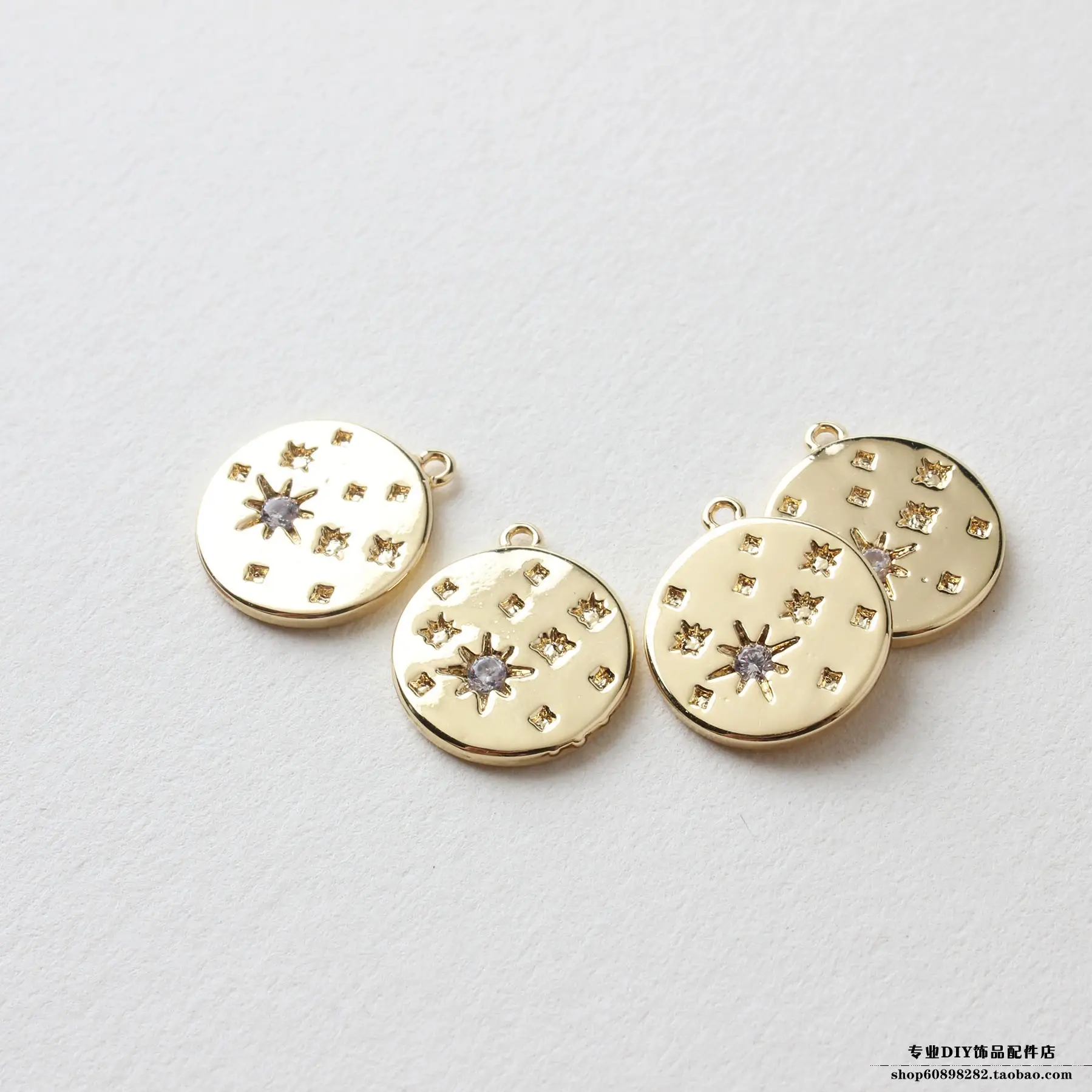 Star Series Zircon Moon Pendant Set - Image 3