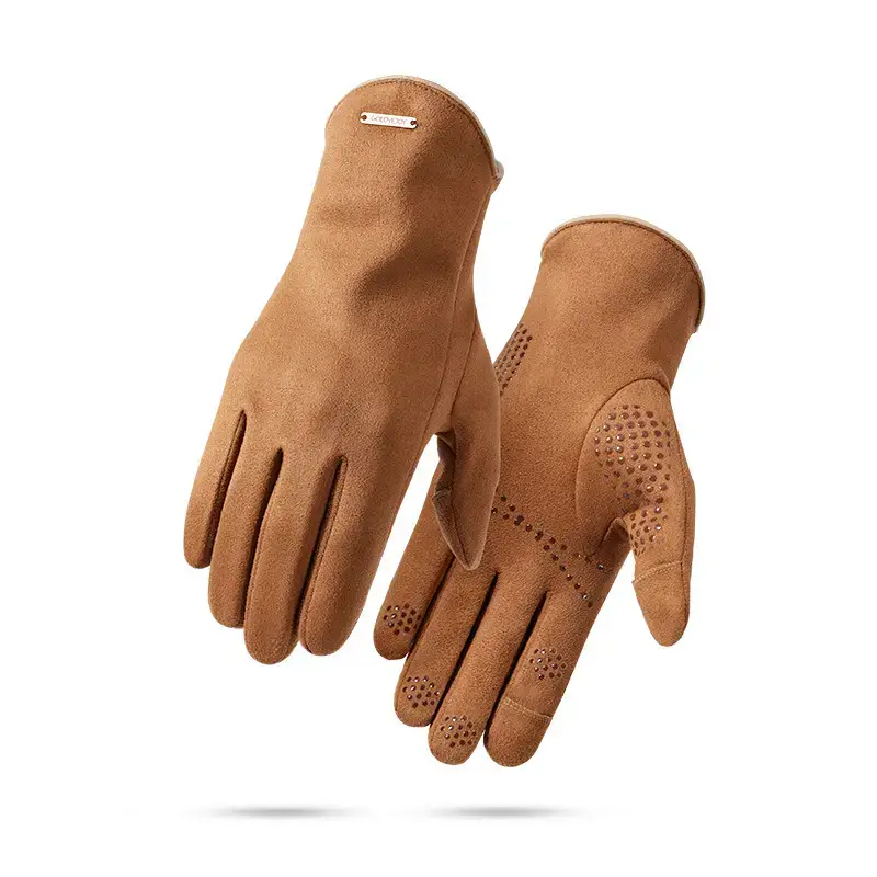 Men's Suede Touchscreen Gloves Winter Warm Non-Slip - Image 12