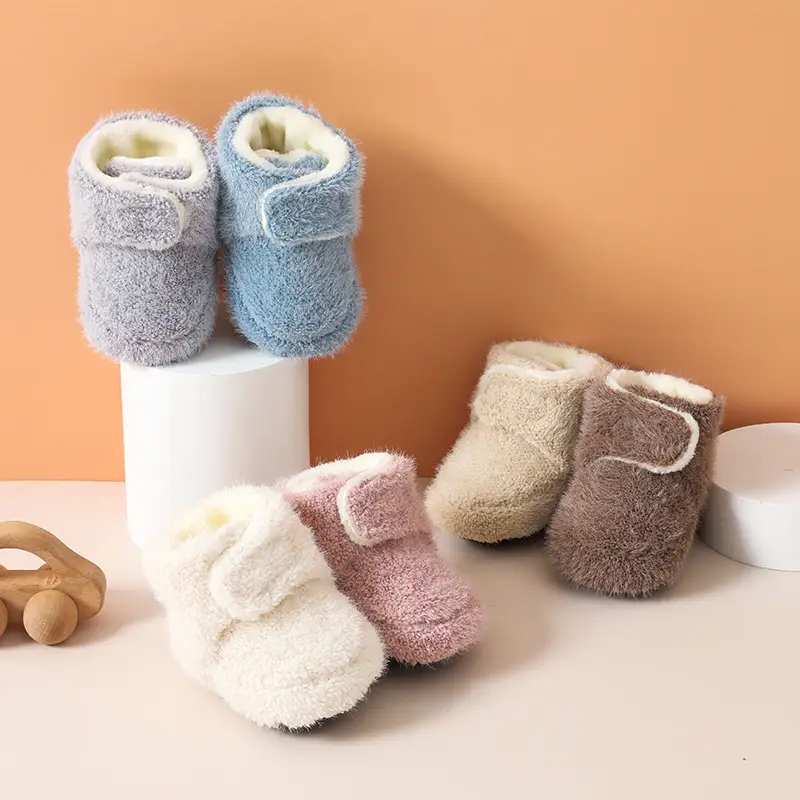 Soft Fleece Baby Socks for Newborns & Toddlers