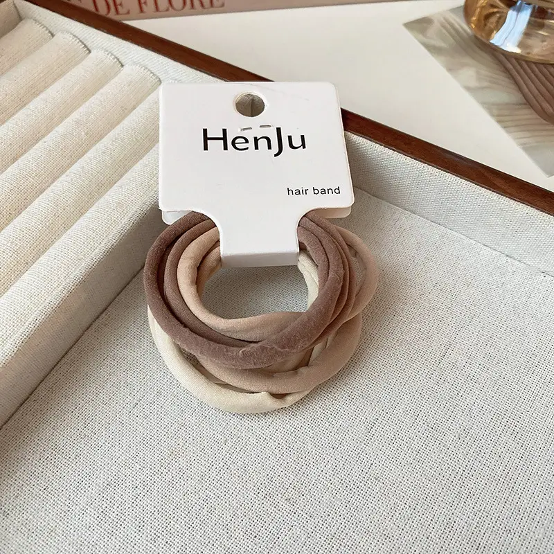 Simple Geometric Hair Rope Horsetail High Bullet Rubber Band Fashion - Image 2