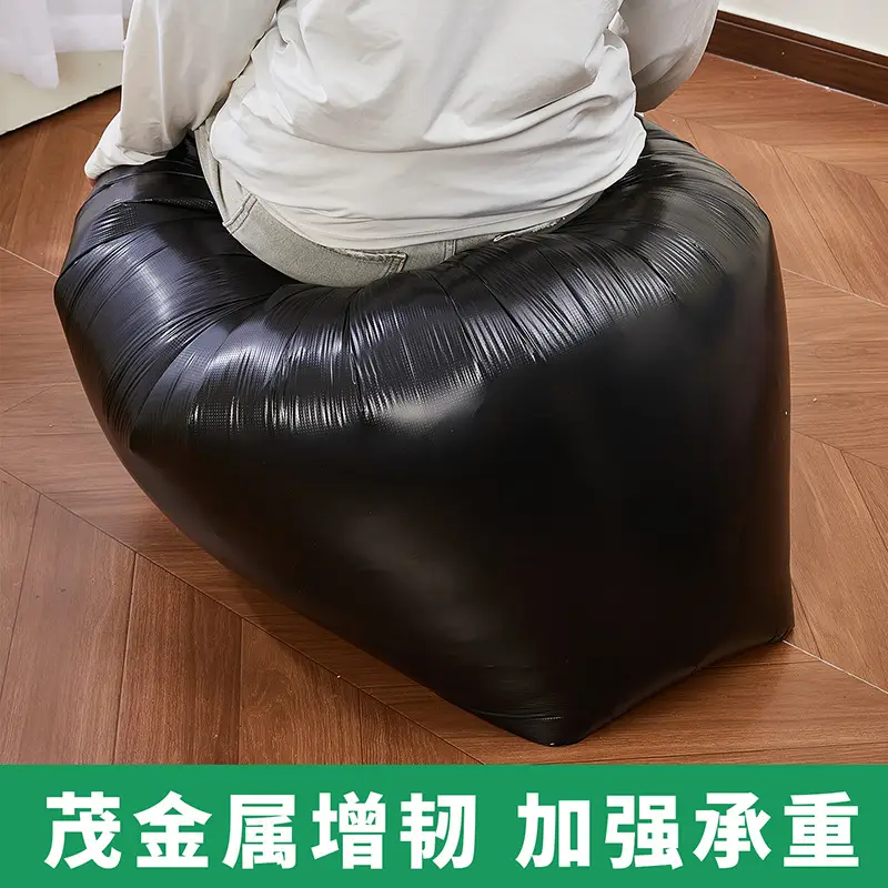 Black Plastic Moving Bag Extra Large Garment Bag - Image 4