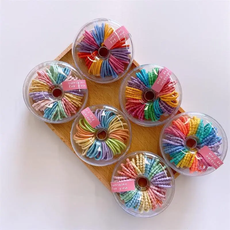 New Children's Rainbow Hair Ring 60 Round Boxed — feature 35