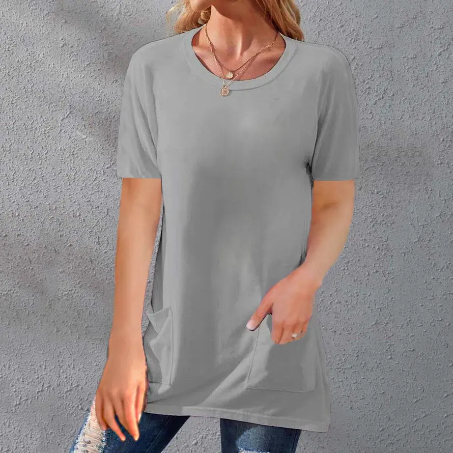 Women Black Long Sleeve Round Neck T-Shirt Casual Wear