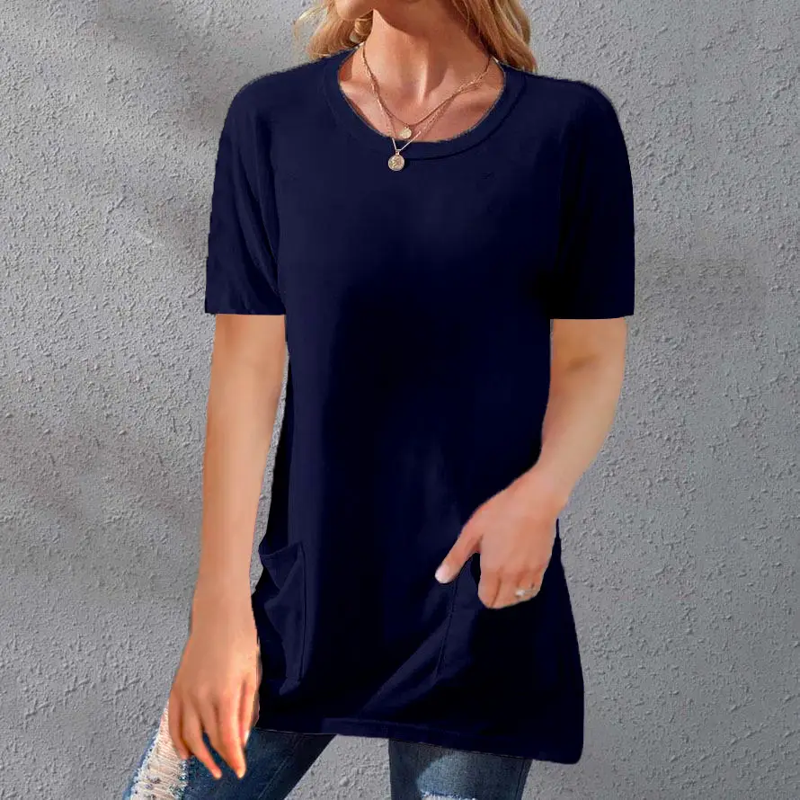 Women Black Long Sleeve Round Neck T-Shirt Casual Wear