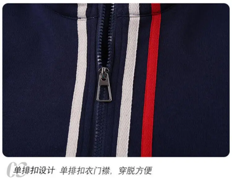 Kids 2-Piece Sweatshirt Track Suit Navy Red Heart Print — feature 19