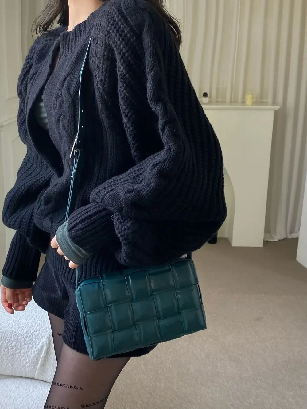 Women's Korean Chic Neck Sweater Brown Knitted 2023 — feature 17