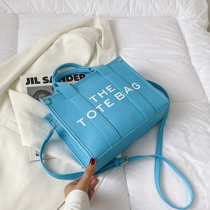Trendy Green Logo Tote Bag for Women - Image 10