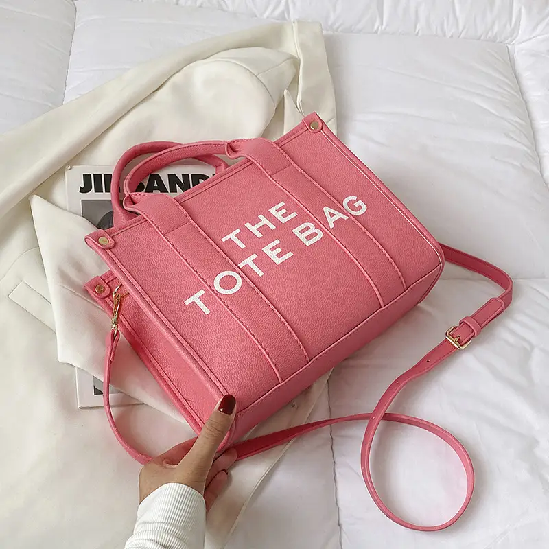 Trendy Green Logo Tote Bag for Women - Image 5