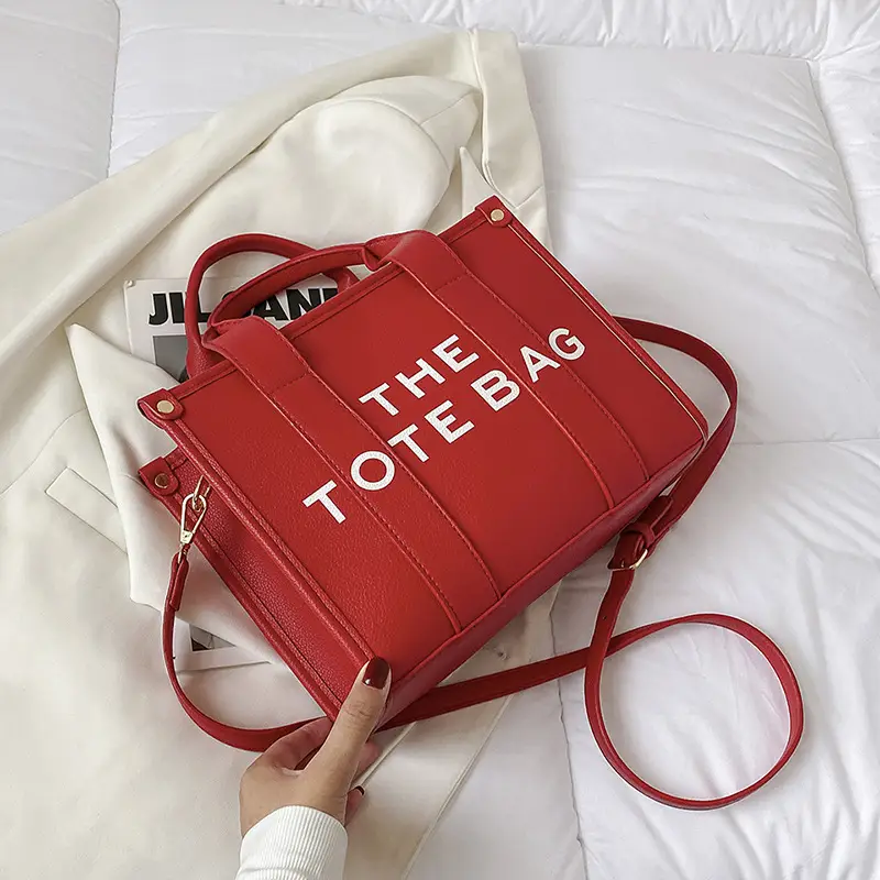 Trendy Green Logo Tote Bag for Women - Image 6