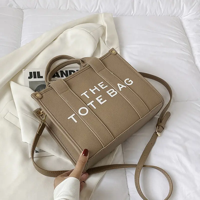 Trendy Green Logo Tote Bag for Women - Image 8