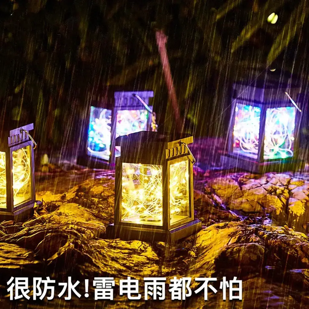 Solar Powered Star Palace Lamp Outdoor Waterproof Balcony Decor - Image 13