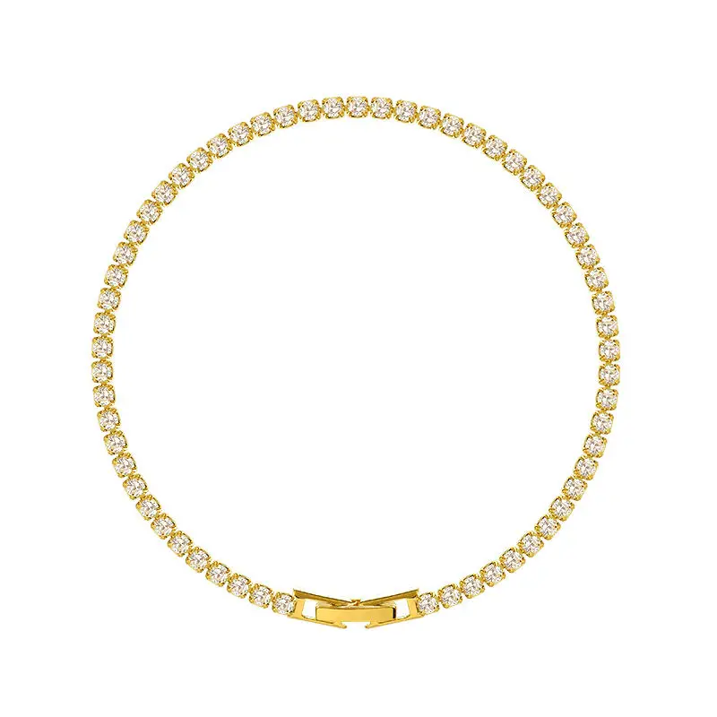 French Bracelet with Zircon & Pearl Design - Image 9