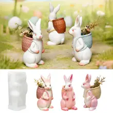 Silicone Mould for Square Flower Pot with Glue Dropping Design — feature 5