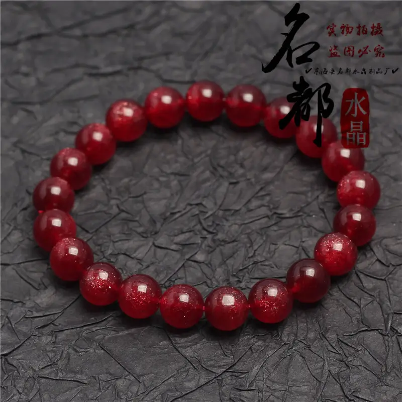 Red Cherry Crystal Bracelet for Women - Image 3