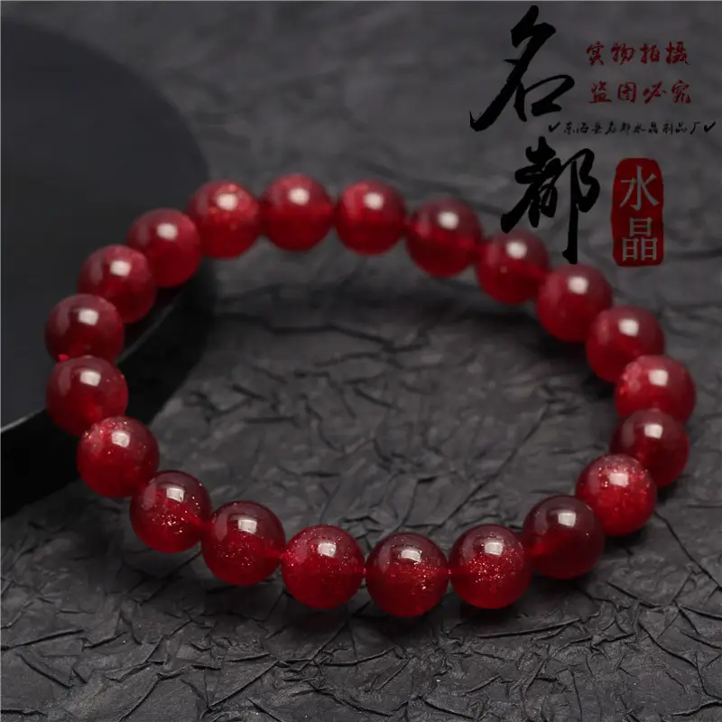 Red Cherry Crystal Bracelet for Women - Image 5