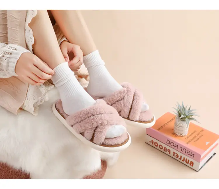 Eva Slippers with a Stepping-On-Clouds Feel 2026 Cotton Slippers for Women, Suitable for Outdoor Wear in Winter, Non-Slip, Breathable, for Home and Leisure — feature 13