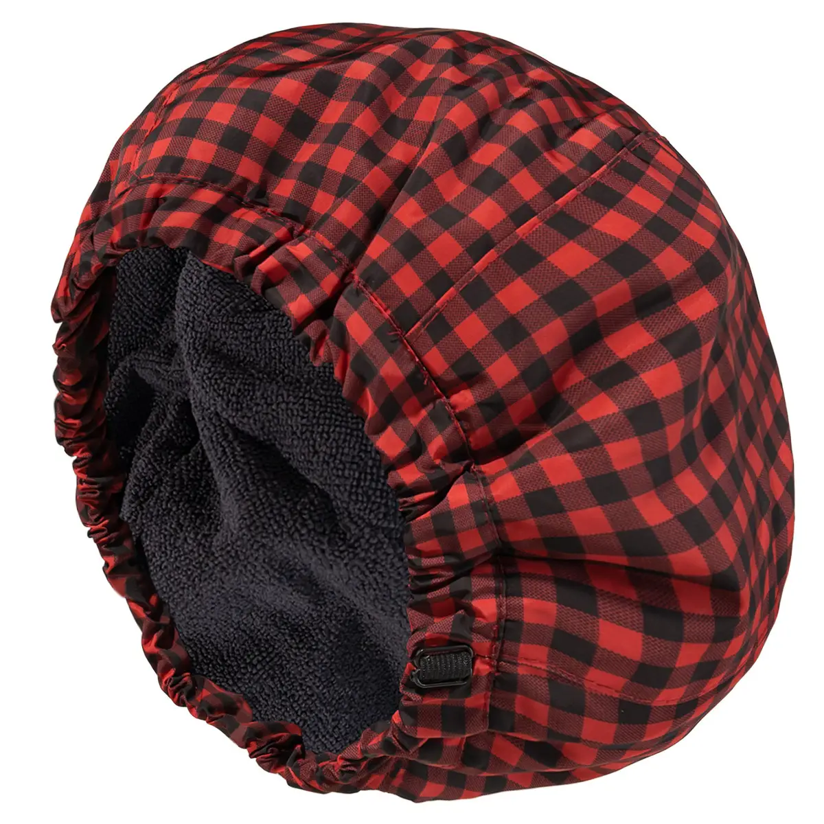 Black Waterproof Dry Hair Hat for Adults — feature 10