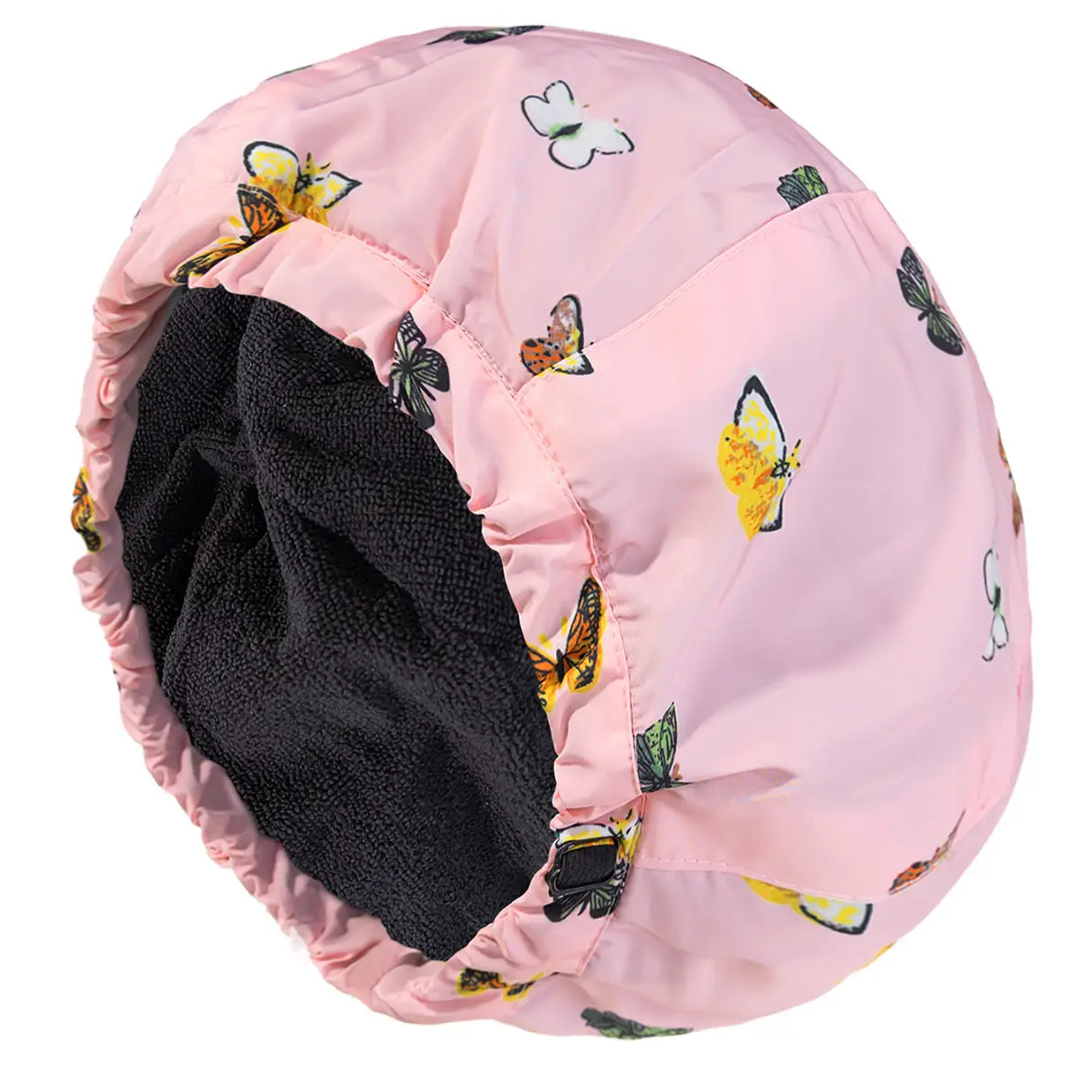 Black Waterproof Dry Hair Hat for Adults — feature 9
