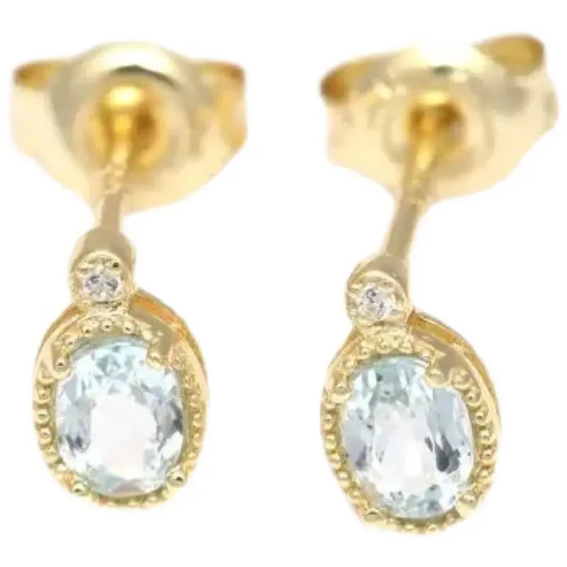 Light Blue Baikal Japanese Style Earrings for Women — feature 5