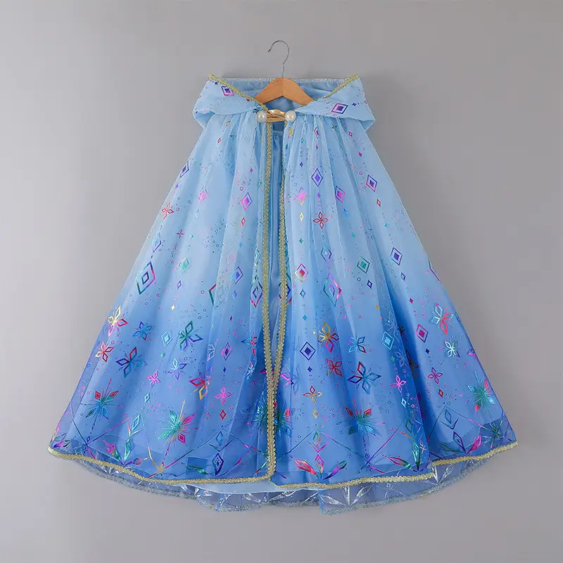 Girls Sequin Hooded Cloak 2025 Autumn Winter Halloween - Image 3