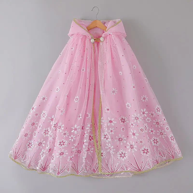 Girls Sequin Hooded Cloak 2025 Autumn Winter Halloween - Image 5
