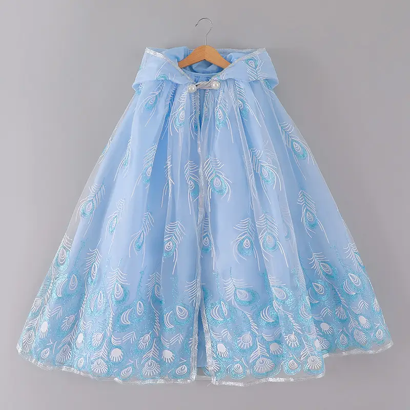 Girls Sequin Hooded Cloak 2025 Autumn Winter Halloween - Image 6